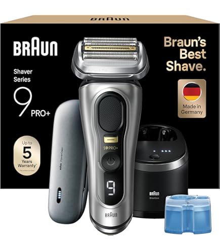 新品未開封品　Braun Series 9 Sport+ 9310s Braun Series 9 Sport+ Electric Shaver with Clean & Charge System