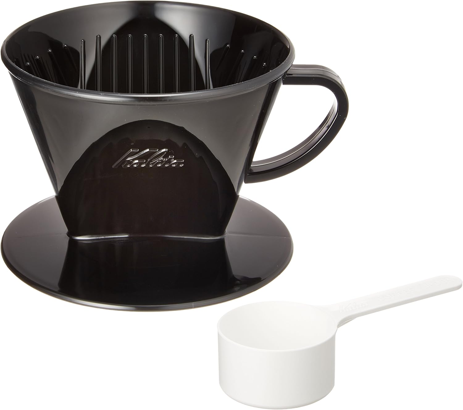 [24] for people Kalita plastic coffee dripper 102KP Black 05 027