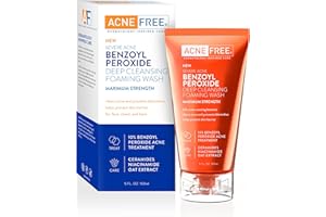 AcneFree Severe Acne 10% Benzoyl Peroxide Foaming Cleansing Wash, 5 Ounce