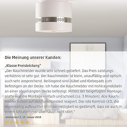 MINI DETECTOR DE HUMO Fumo | Alarma de incendio de diseño ...