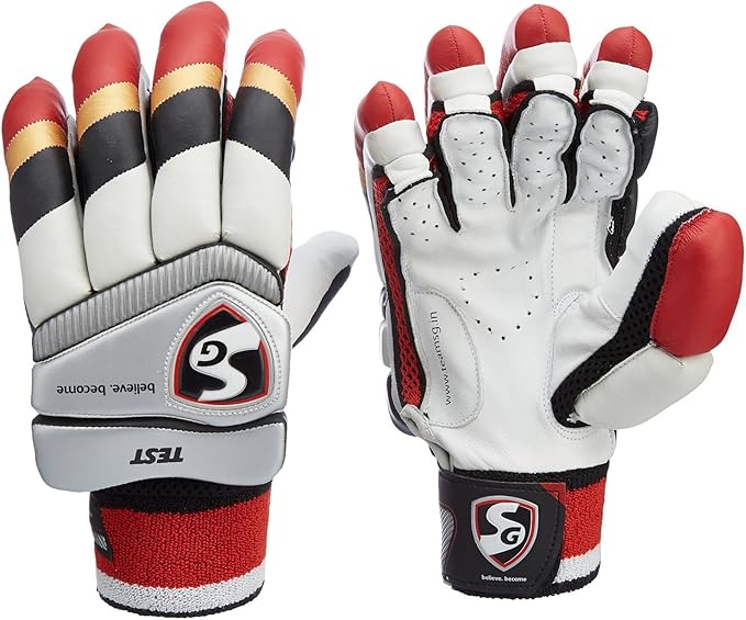 sg test batting gloves left handed