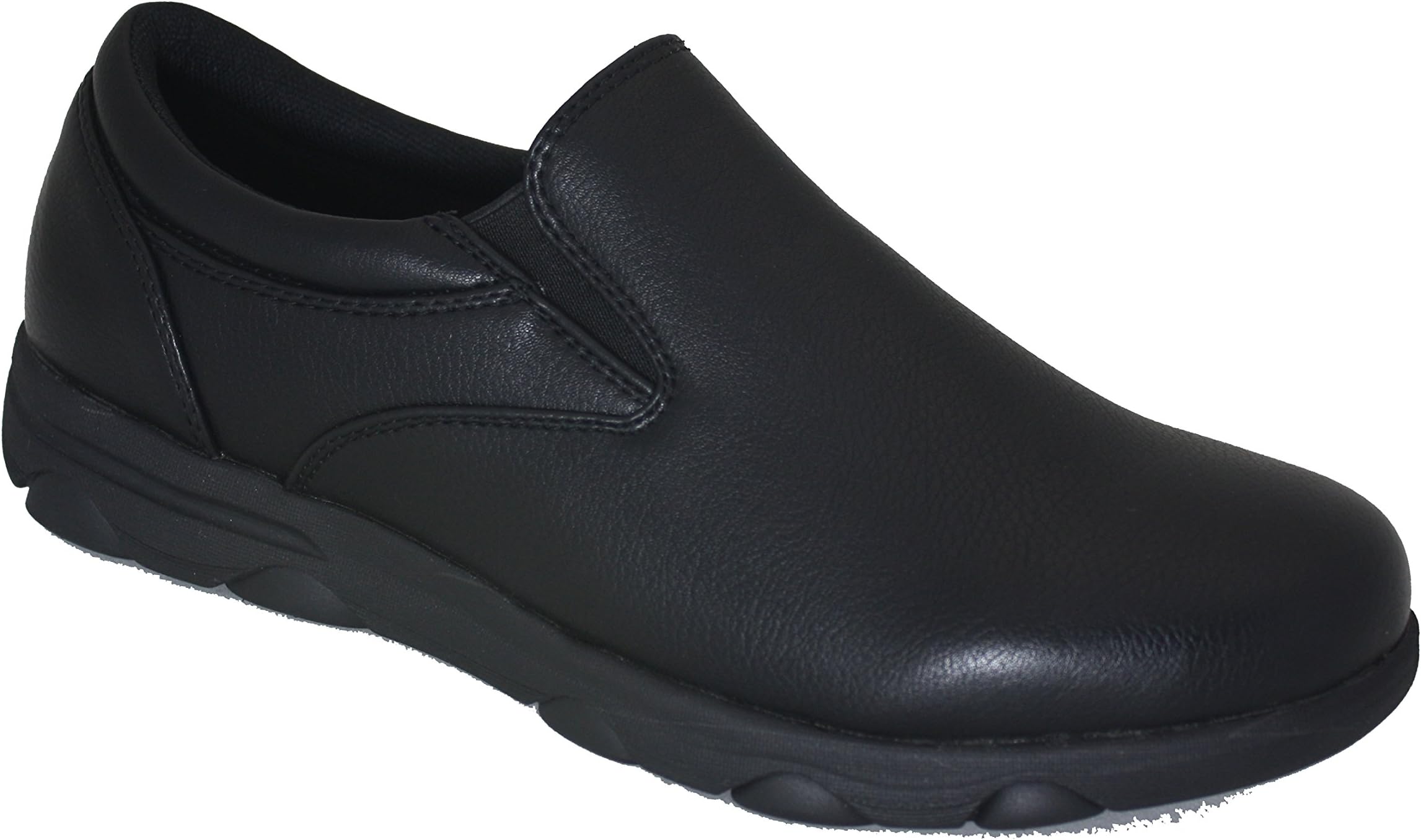 Gelato Mens 8556 Non-Slip Professional Slip on Comfort Work Shoe with Memory Insole