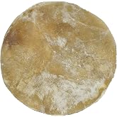 Drum Head Buffalo Skin Djembe Rawhide for Drum Doumbek Bodhran Natural Flat Round Piece SKIN Head untanned Musical Instrument (18 Inch)