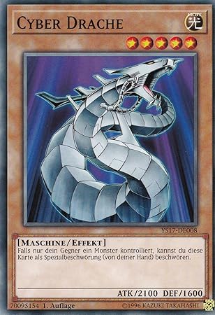 Yu Gi Oh 1a 3x Cyber Drache Ys17 De008 Common Deutsch Boosterfrischer Zustand Yu Gi Oh Individual Cards Toys Hobbies