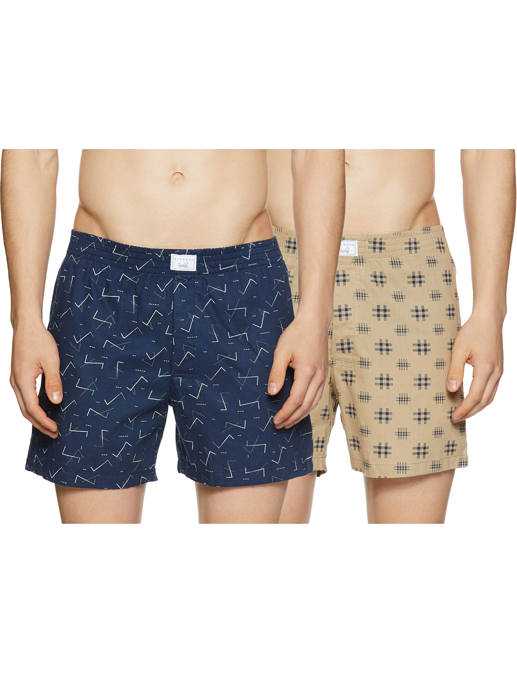 Men's Printed Boxers Pack of 2