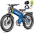 ANIIOKI 5600W A9 Pro Max Dual Motor Ebike,Electric Bike with 60V 70/80ah Battery,45+ Mph Top Speed, 26 * 4.8" Fat Tire Dirt Bike, 200 Miles Commuting Bike，2025 Upgraded Version