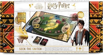 Cartamundi Harry Potter Seek The Snitch Board Game for 2-4 Players