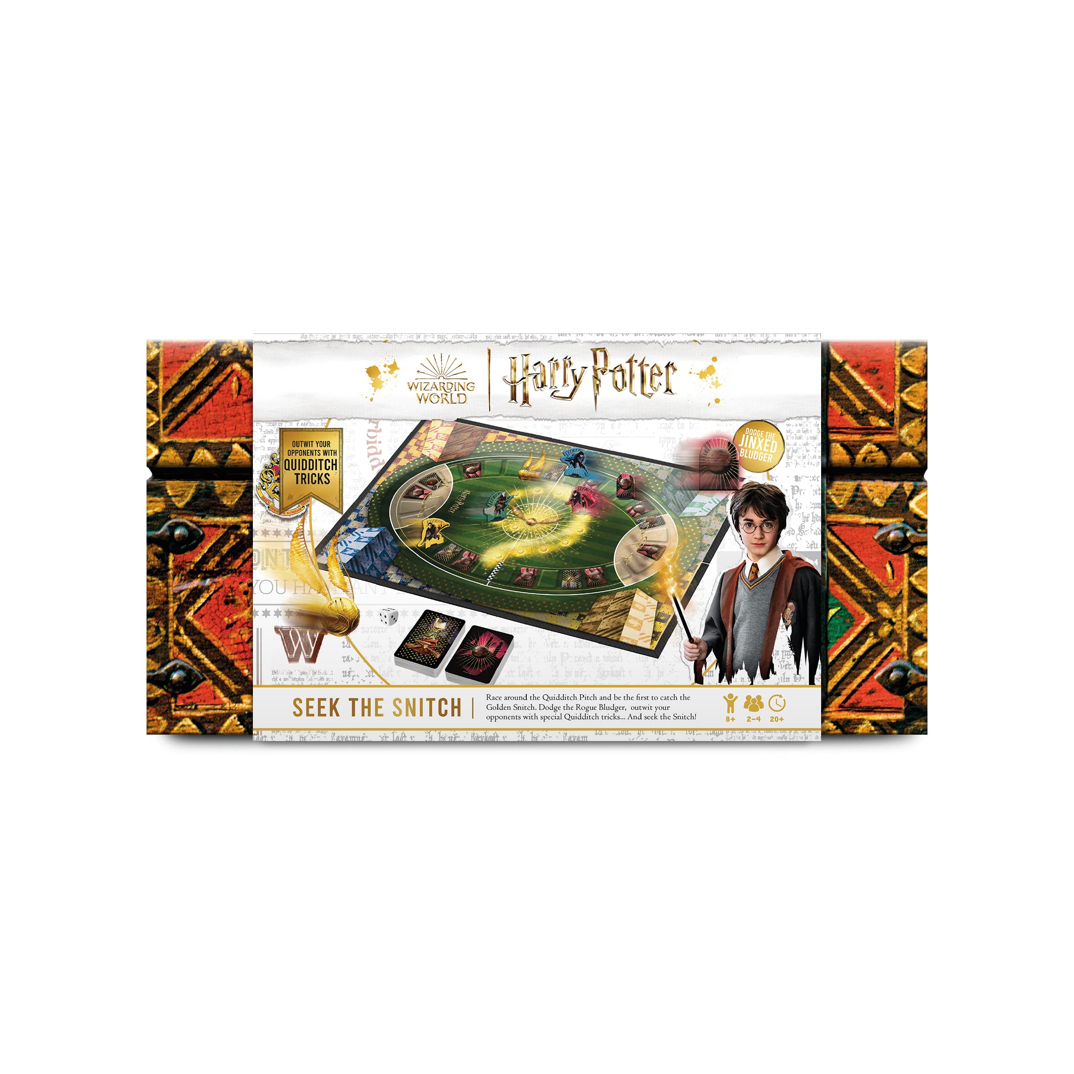 Cartamundi Harry Potter Seek The Snitch Board Game, Calling All Harry Potter Super-Fans! For 2 to 4 Players, Great Gift For Kids Aged 8+, — image 1