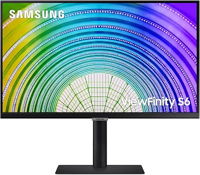 Samsung LS24A600UUUXXU 24" QHD 1440p 75Hz Monitor USB-C HDMI DP