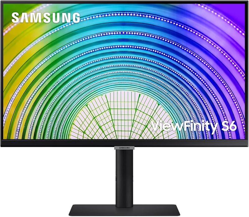 Samsung LS24A600UUUXXU 24" QHD 1440p 75Hz Monitor USB-C HDMI DP