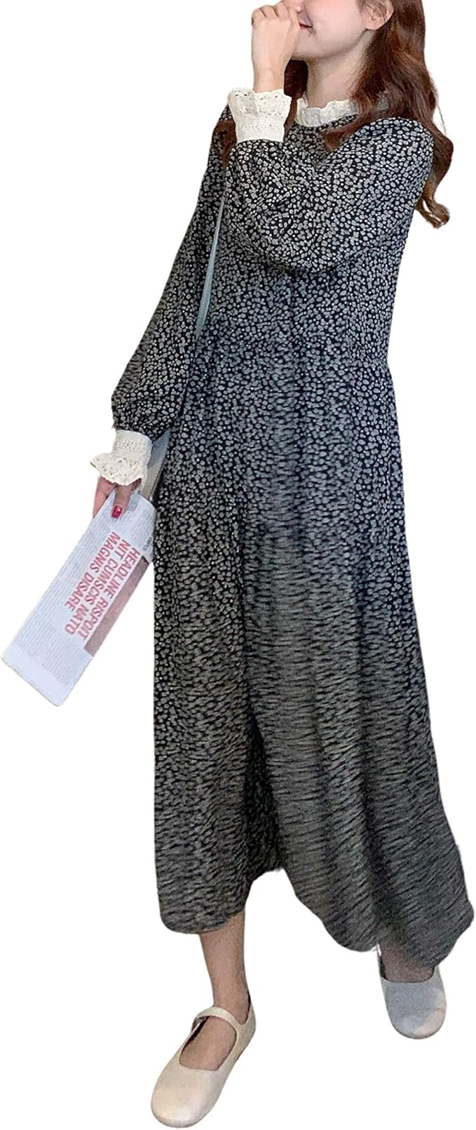 Amazon Cheri Blanche ガーリー フェミニン ワンピース ブラック ｍサイズ 春 最終 セール ワンピース チュニック 通販