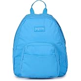 JanSport Half Pint FX Mini Backpack, 10.2 L - Durable Mini Bag Purse with Adjustable Shoulder Straps, Single Main Compartment, Zippered Stash Pocket, Soft Nylon - Azul Blue