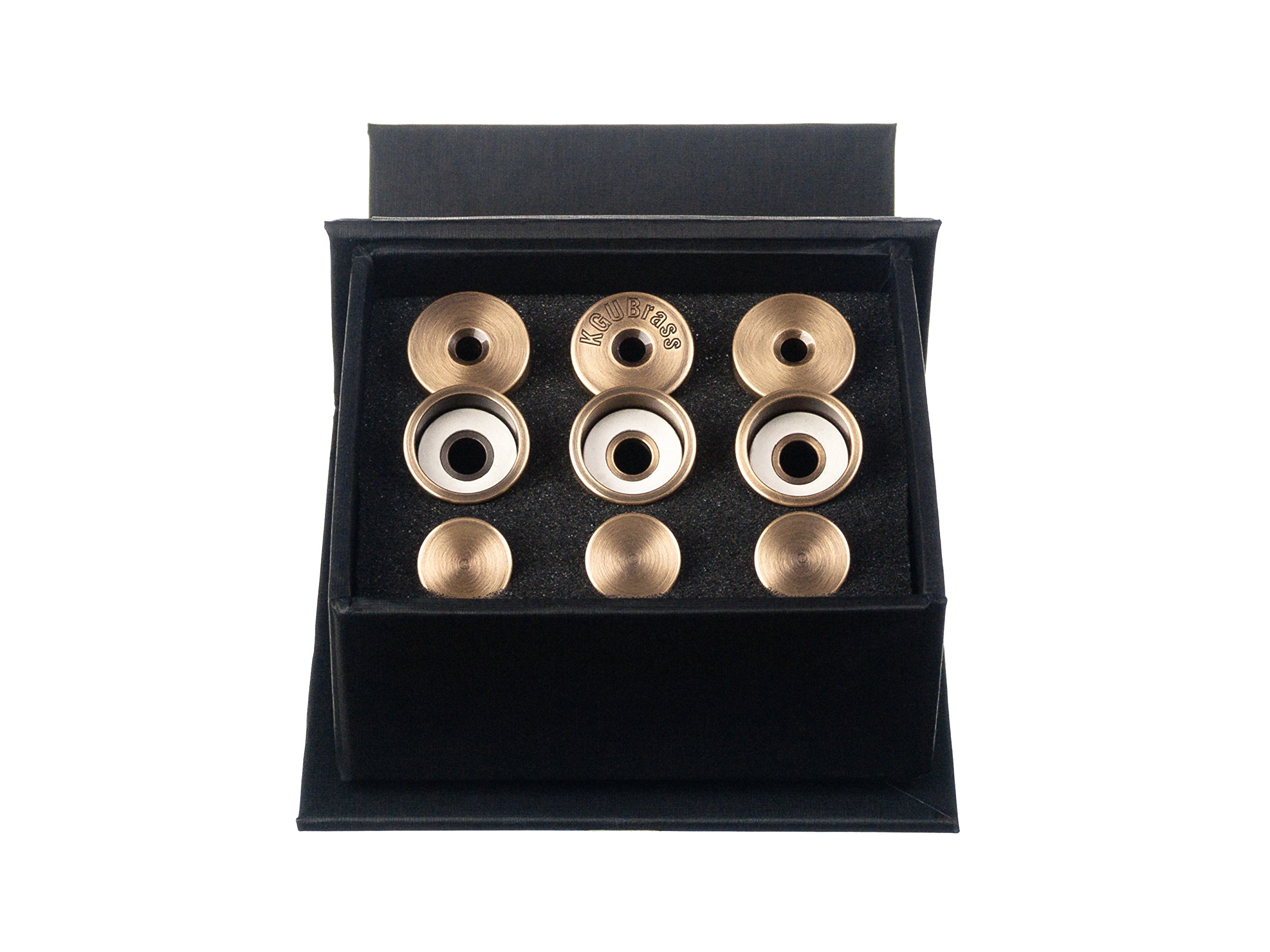 Photo 1 of Trumpet Trim Kit for improving the sound. For all Bach Stradivarius Trumpet. Custom made KGUBrass (MEDIUM, Antique Bronze Lacquer)