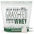 AGN Roots Grass Fed Whey Protein Powder Isolate - Unflavored - Unsweetened - Certified Entire Life On Pasture - A Greener World - ASPCA Registered Brand List - Informed-Sport - 3lbs