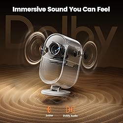 [AI Screen Adjust/Dolby Audio] Projector with WiFi6