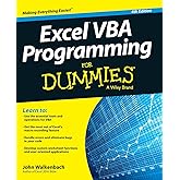 Excel Vba Programming For Dummies, 4e