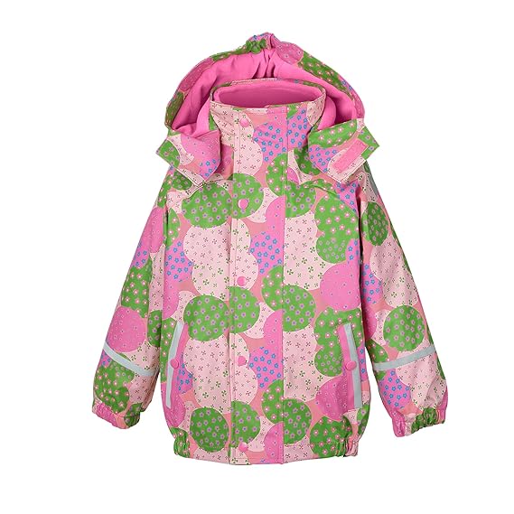 Sterntaler Mädchen Regenjacke mit Innenjacke, 3in1 Multifunktionsjacke, Rosa (Hortensie)