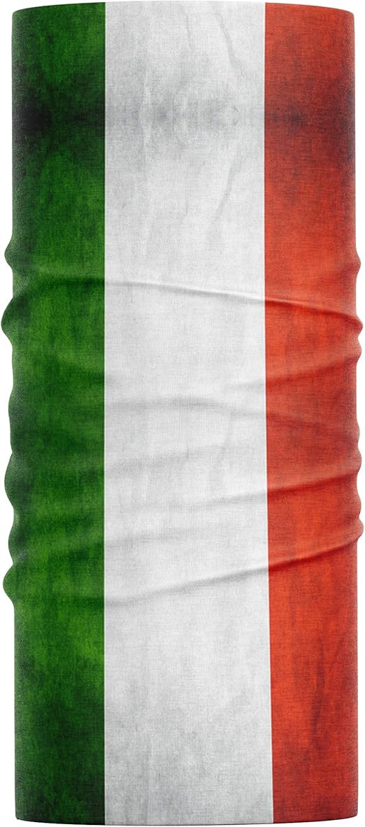 Headwear Italy Flag Snood Multifunctional Grunge Flag Italian Bandana