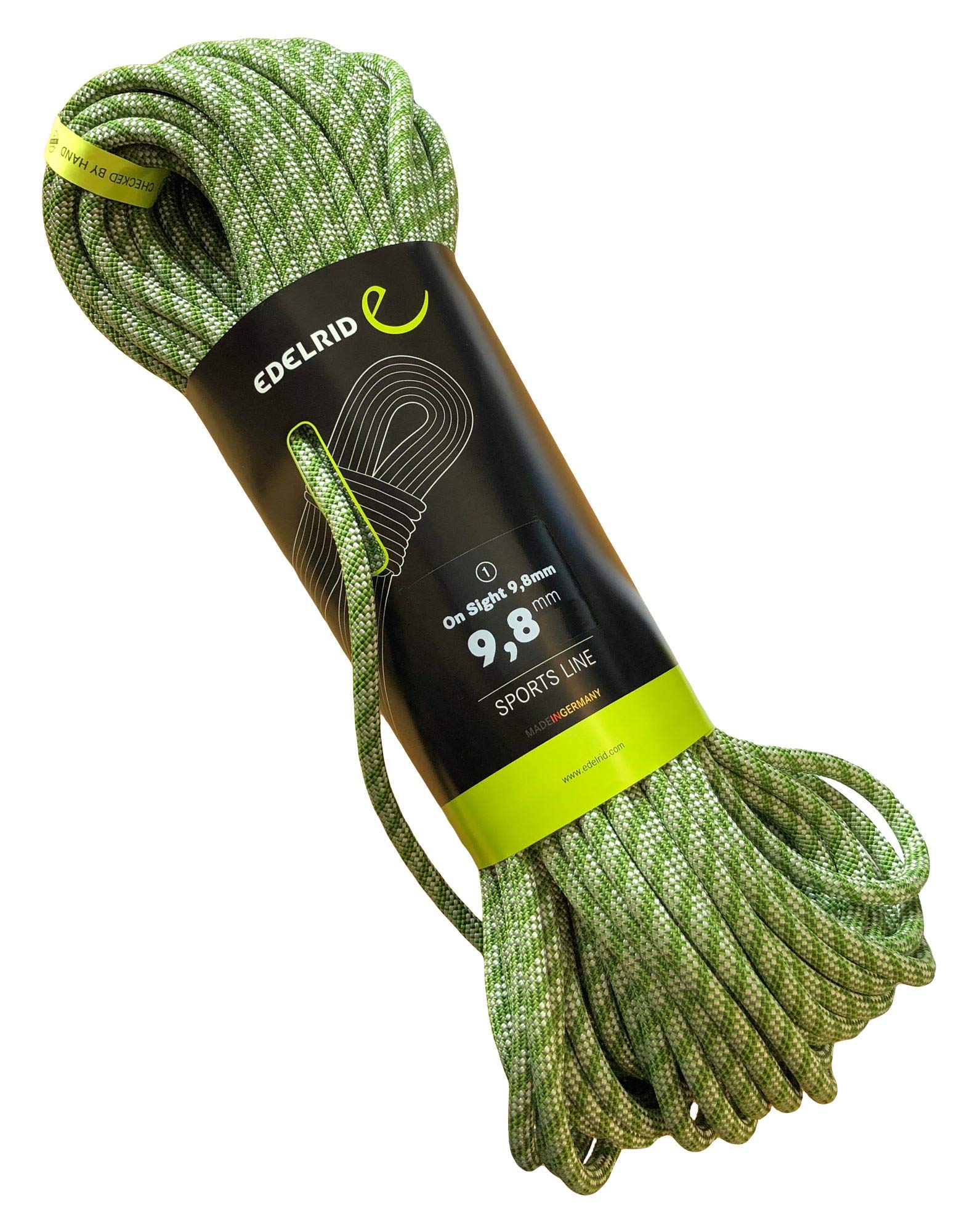 Edelrid On Sight 9.8 mm (Single Dynamic Rope) Climbing Rope - Colour: Green - Size: 30 m