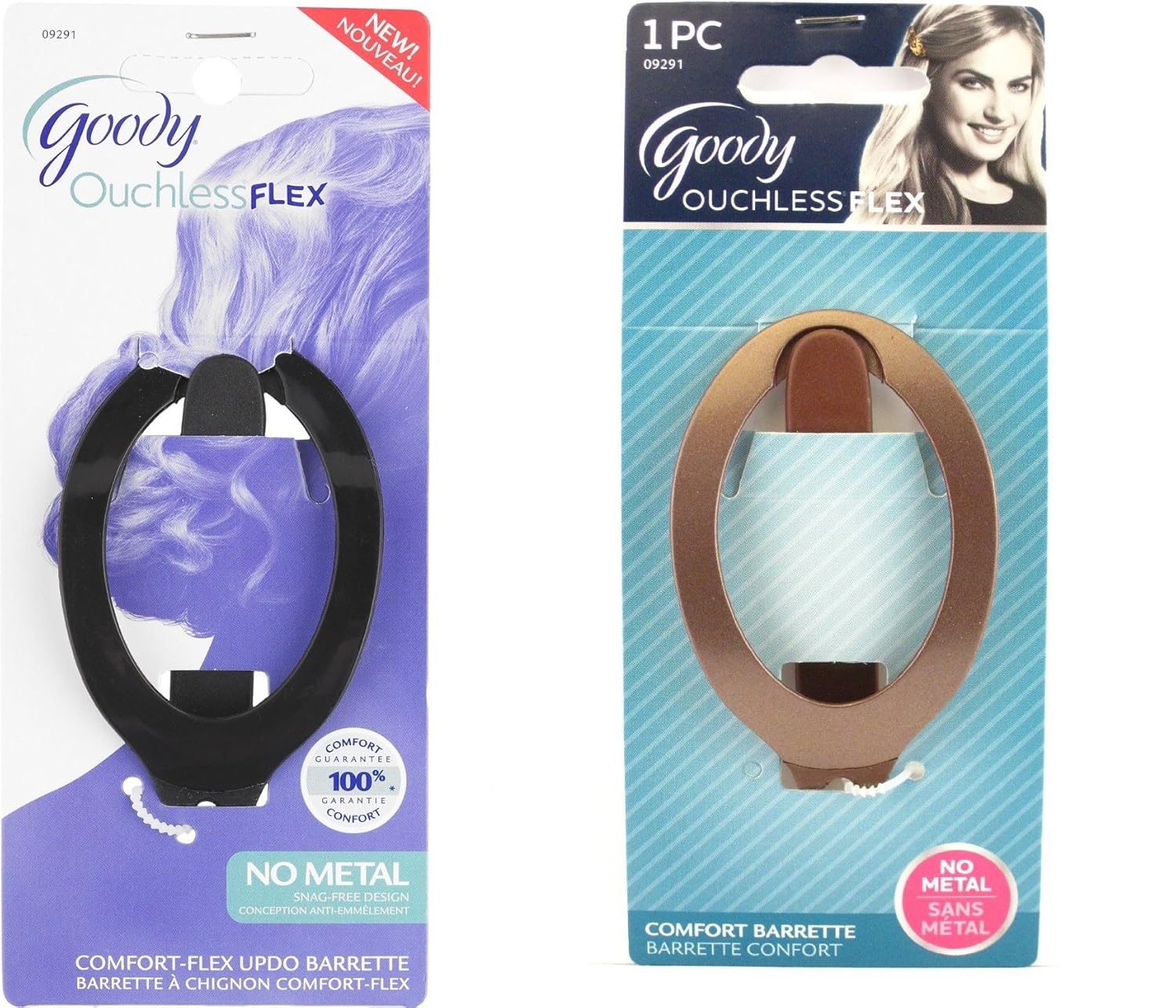 Goody Ouchless Updo Hair Barrette (Pack of 3)