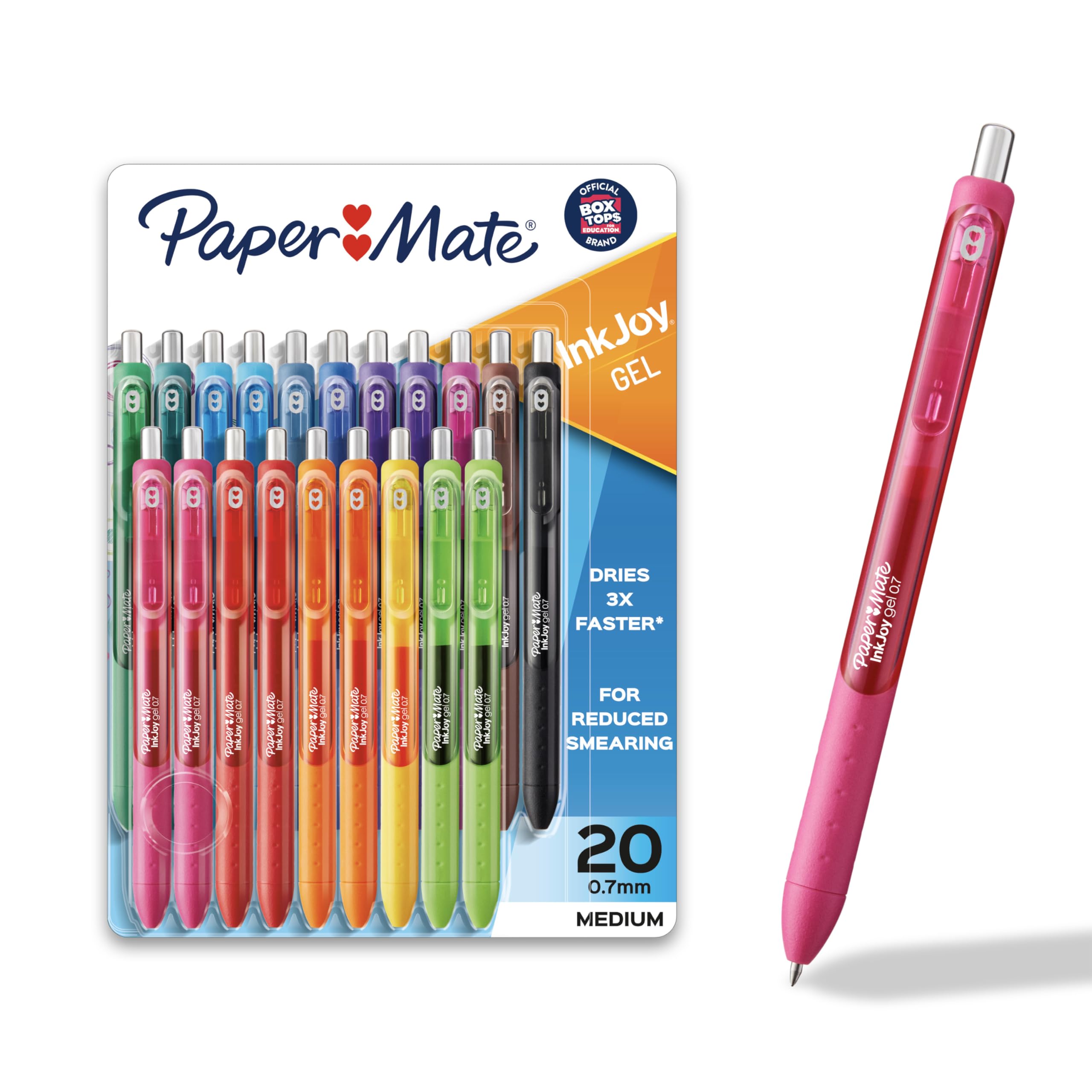 Paper Mate Inkjoy Ballpoint Pens – Pack Of 4, Choose From 8 Colors, Medium Nib