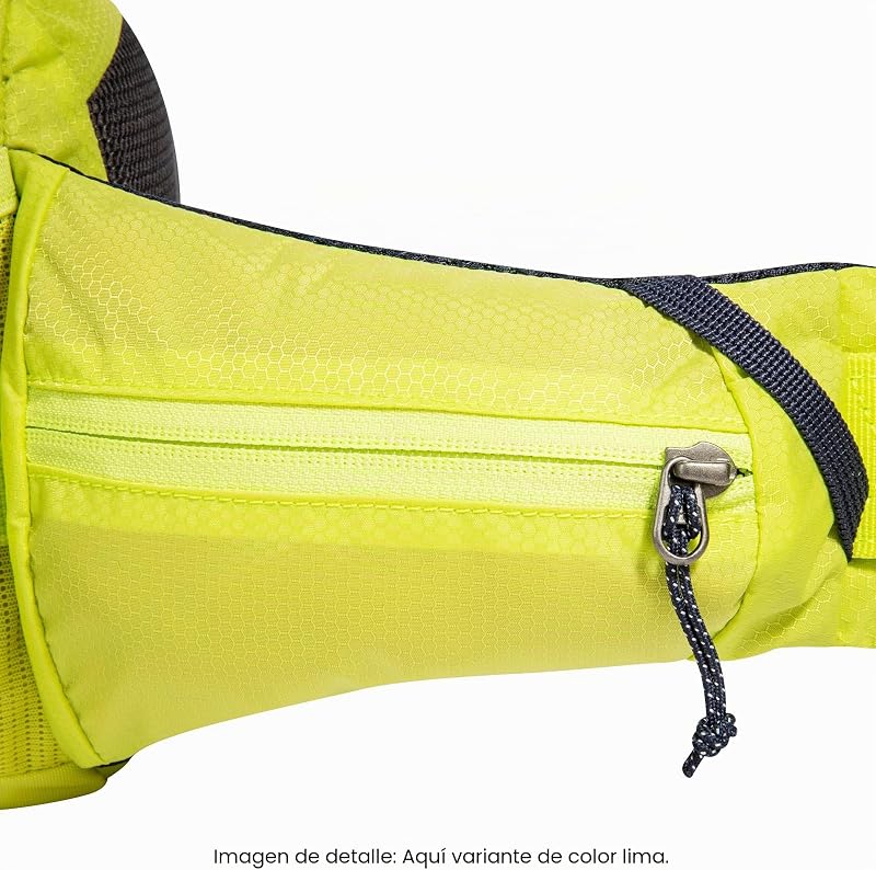 Bike Hip Bag MTB - Riñonera para Bicicleta de montaña (5 L, con Varios Compartimentos, portabotellas, Compartimento para Burbujas y 5 litros de Capacidad), Color Negro