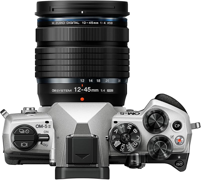 OM-5 Mark II Fotocamera Micro 4/3 con Obiettivo 12-45mm F4 PRO