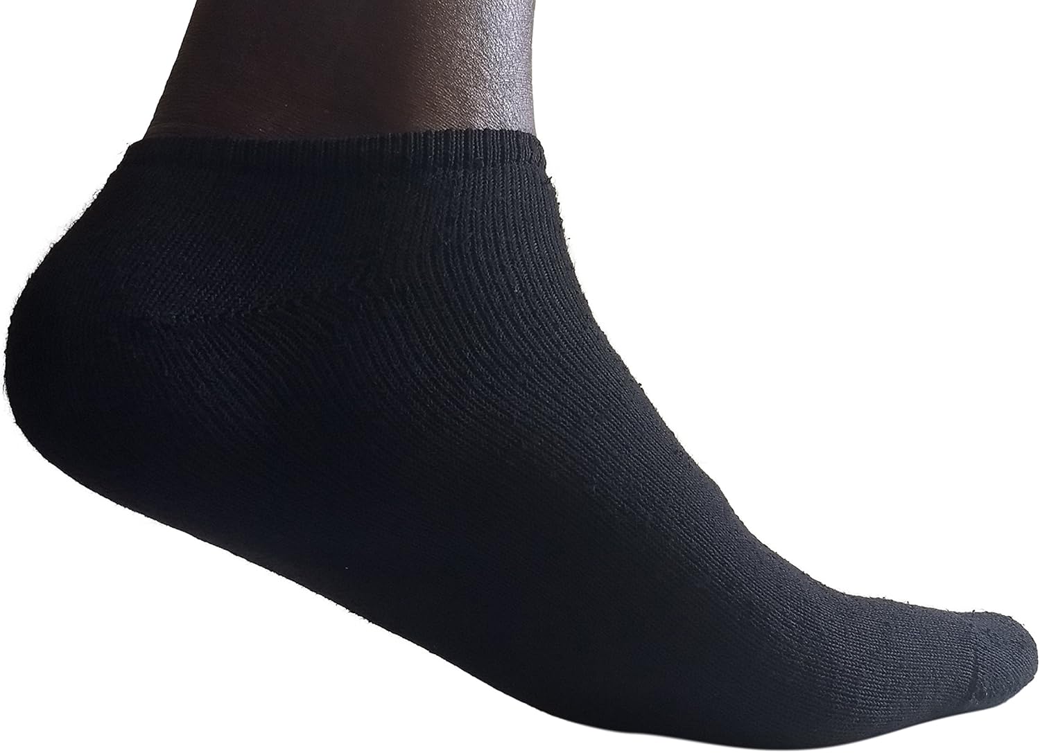 FBS Men's XL 12 Pack No Show Socks, (1315, Black) at Amazon Men’s