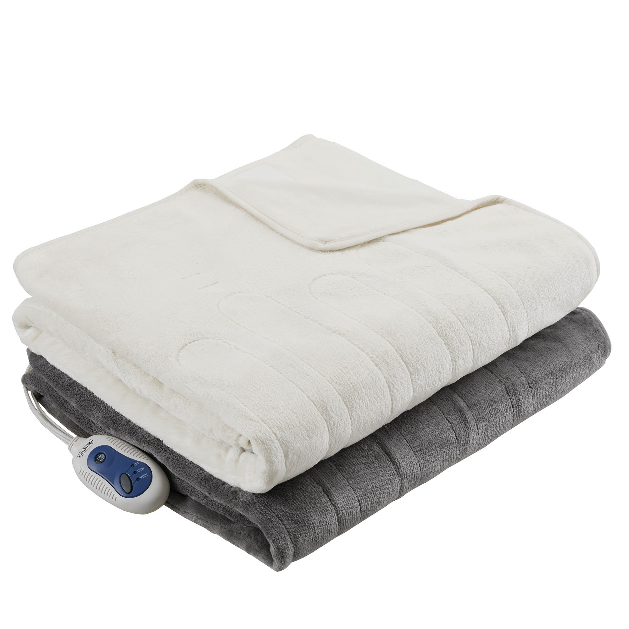 Beautyrest Foot Pocket Soft Microlight Plush Electric Blanket Heated