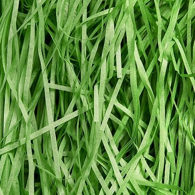 JeeMooTown 500g Green Shredded Tissue Paper Gift Box Filler