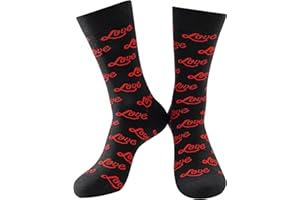 BISOUSOX Men's Novelty Socks Men's Fun Dress Socks Colorful Funky Fancy Crazy Funny Casual Socks for Men