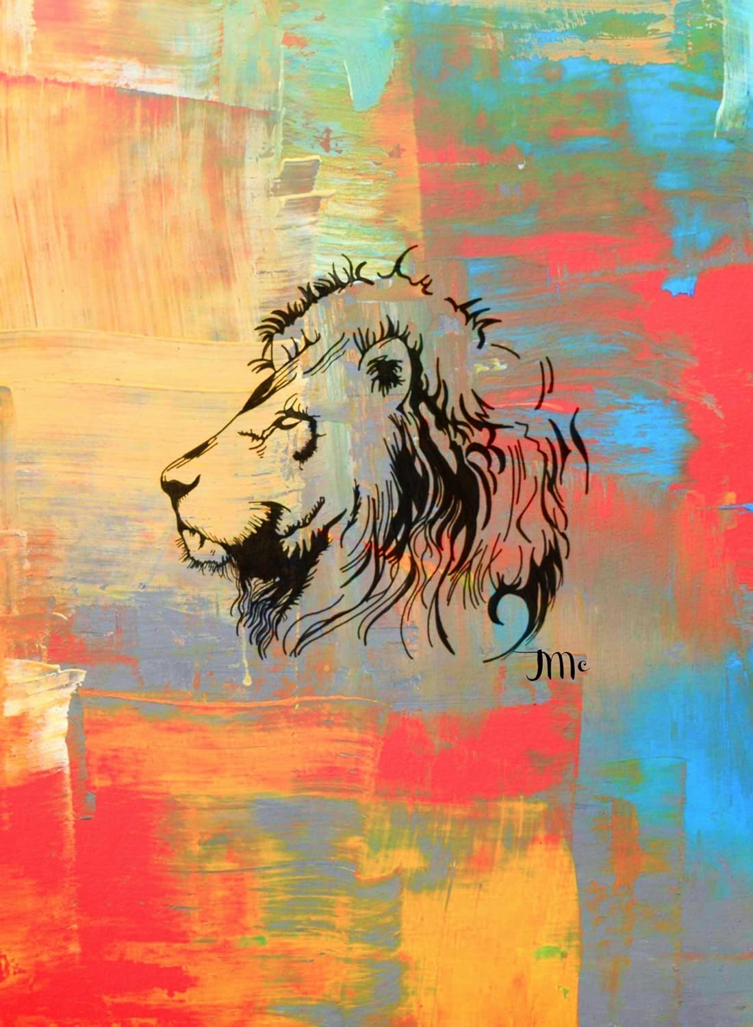 Lion Print Bedroom Decor Room Decor Lion Print Animal Print Housewarming Gift Gift Under 15 Safari Print Animal Prints Jungle Lion Bright