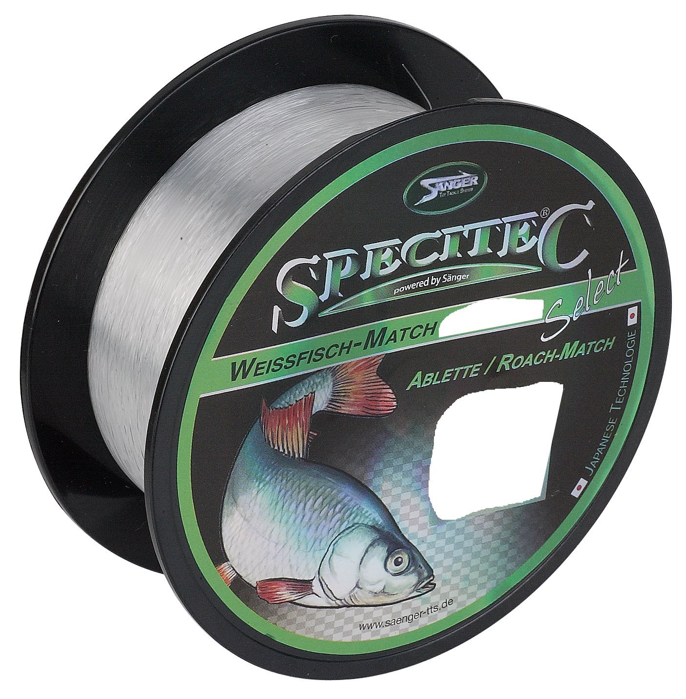 Specitec Cord Monofilament Fishing Line For Eel – Sea Bass, Trout, Pike, Zander – Carp Cod Whiting, 1451 015, 0,15 mm