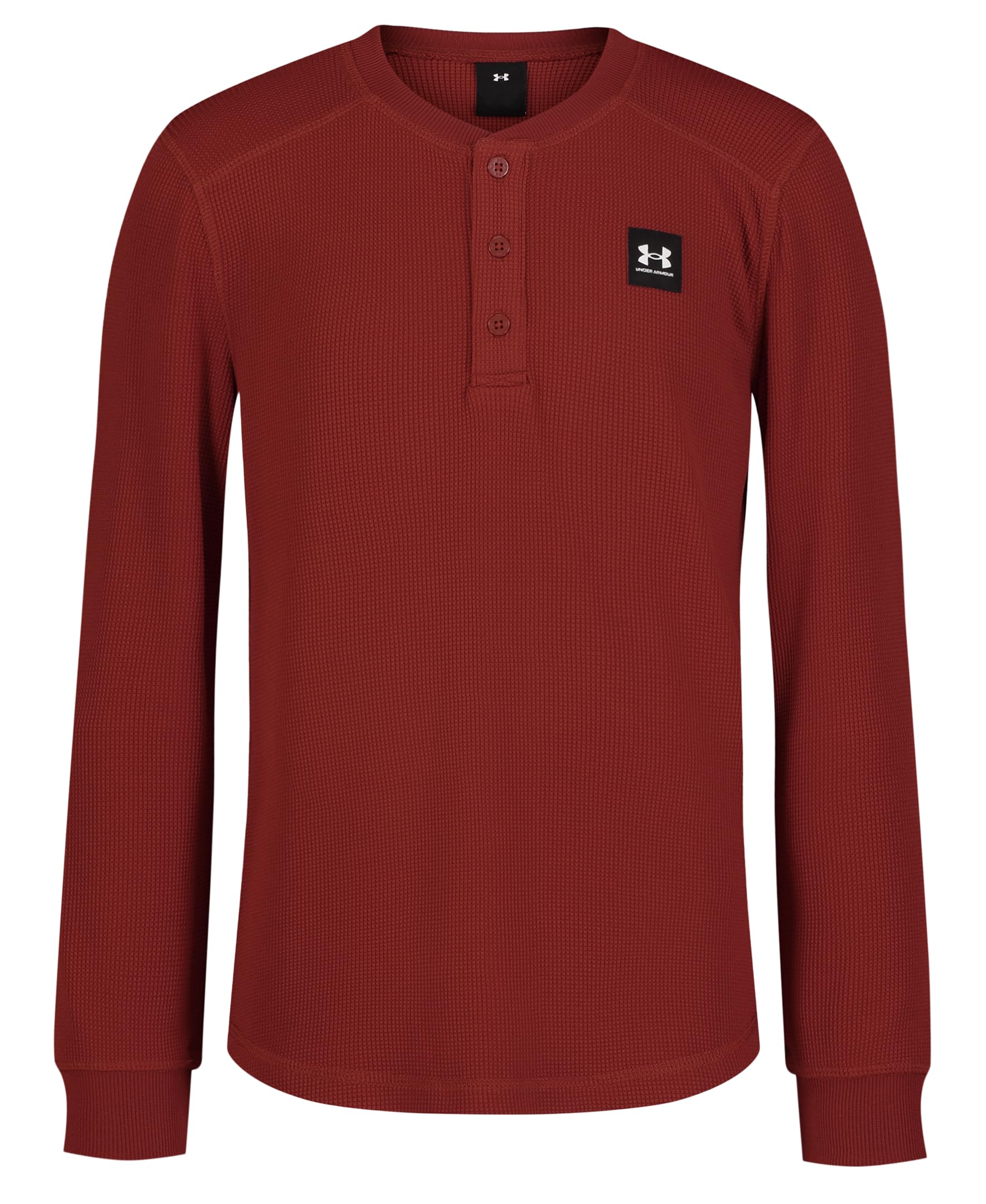 Under Armour UA Thermal Henley LS, Earthen Orange Henley Thermal, YS