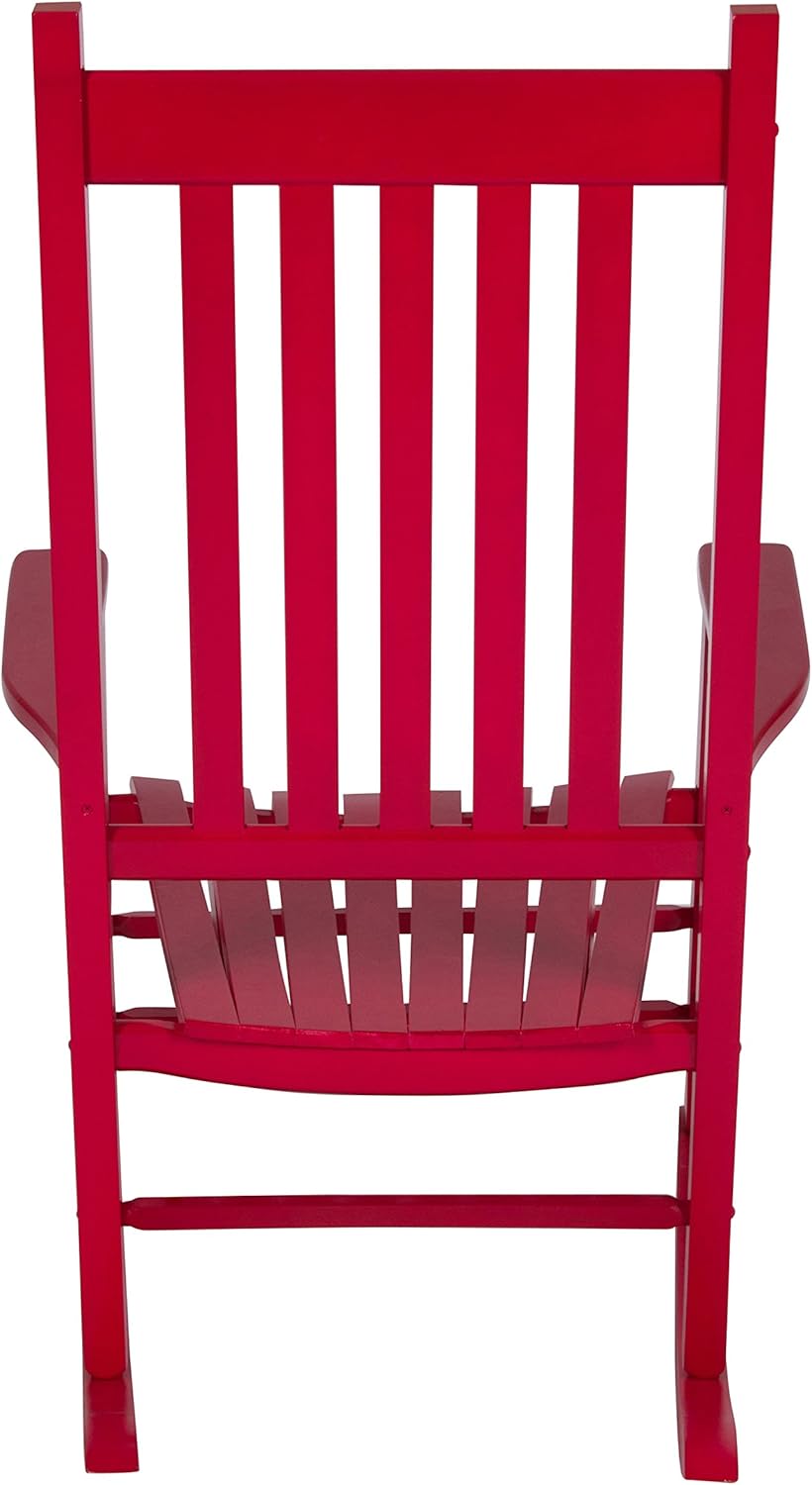 Shine Company 4332CP Vermont Rocking Chair, Chili Pepper : Garden & Outdoor