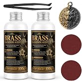 INNOVAYOU Brass Blackening Solution 200g, Generate Black Effect on Surface of Brass, Blacking Agent for Copper, and Bronze Parts