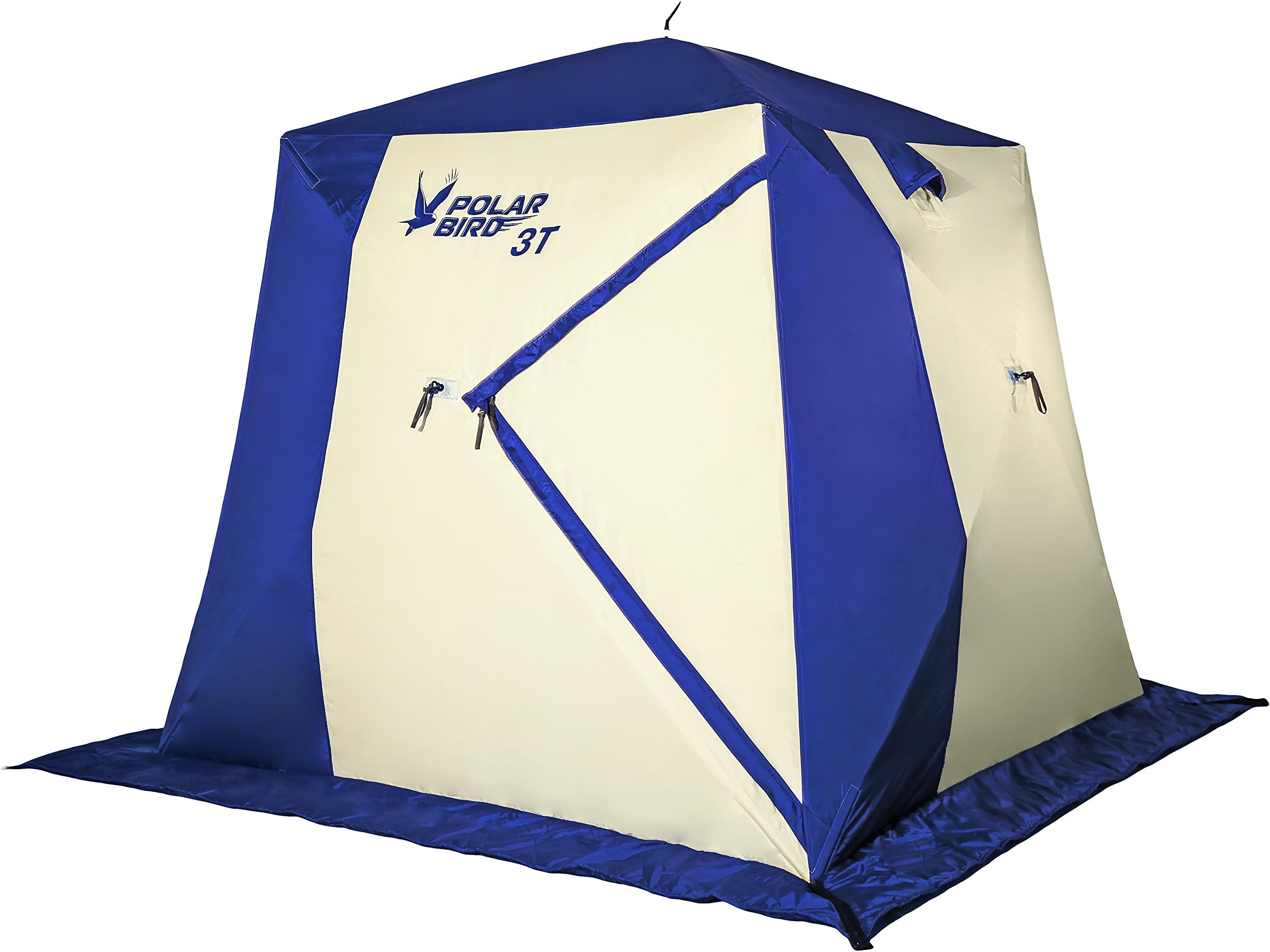 Polar Bird 3T Insulated Pop-Up 3 Person Ice Shelter (Insulated Floor Included / /