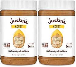 Justin's Honey Peanut Butter 16oz. Jar, Gluten