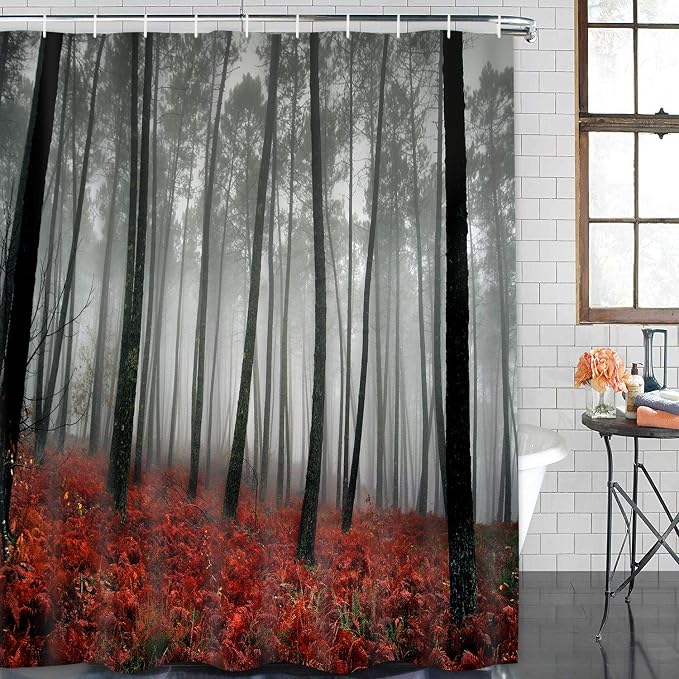 Modern Timesm Mystic Forest Badezimmer Vorhang Langlebig