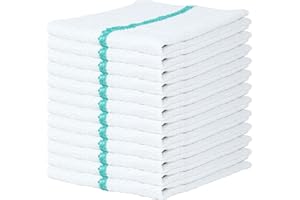 Arkwright Terry Bar Mop Towel Pack of 12, Kitchen Towels, Restaurant Cleaning Towels, Rags for Home, Kitchen, Bars (16 x 19 i