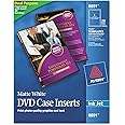 Avery Matte White DVD Case Inserts, 20 Inserts (8891)
