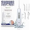 GuruNanda Cordless Water Flosser for Teeth, Gums & Braces - Portable & Rechargeable, 300 ml Water Tank with 6 Flossing Modes,