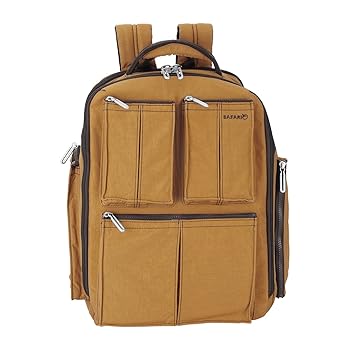 safari yellow backpack