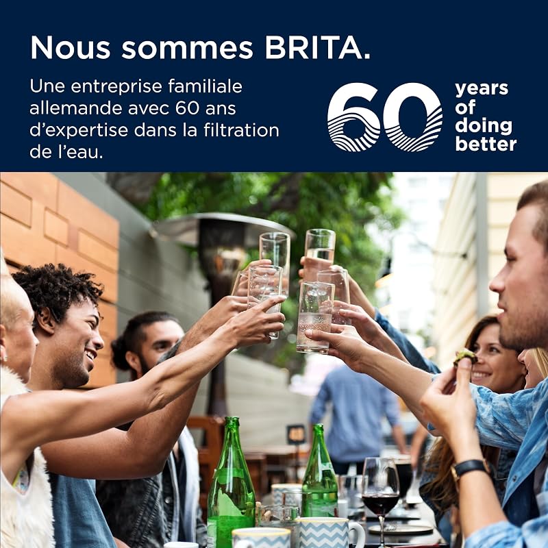 Carafe Filtrante BRITA MAXTRA Marella, 3 cartouches Pure Performance