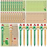 24 Sets Christmas Employee Appreciation Gifts 12 Pickle Emotional Support Pens 12 Potato Positive Pens Motivational Cards Thank You Gift Christmas Appreciation Gifts for Employees Coworkers Staff