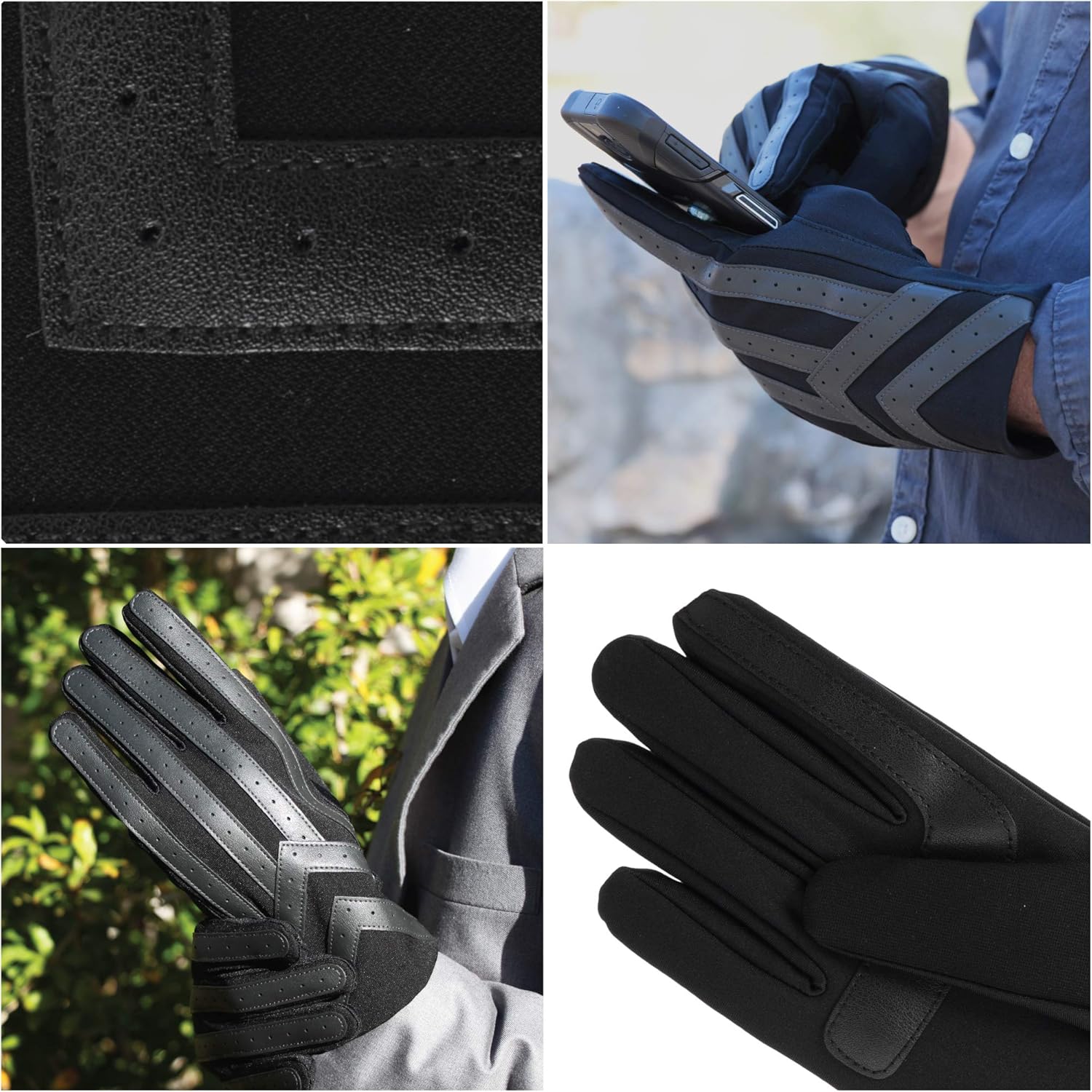 isotoner Men’s Spandex Touchscreen Cold Weather Gloves at  Men’s Clothing store