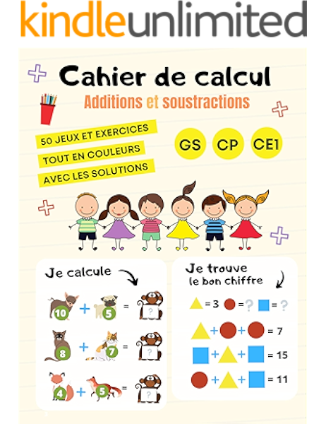 Amazon Com Cahier De Calcul Additions Et Soustractions Gs Cp Ce1