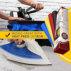 Firefly Craft - 3D Blue Heat Transfer Vinyl Sheets