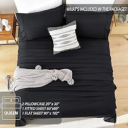 Whitney Home Textile Queen Sheet Set - 4 Piece Soft