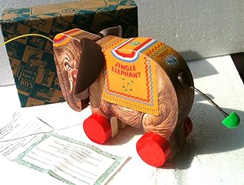fisher price elephant pull toy